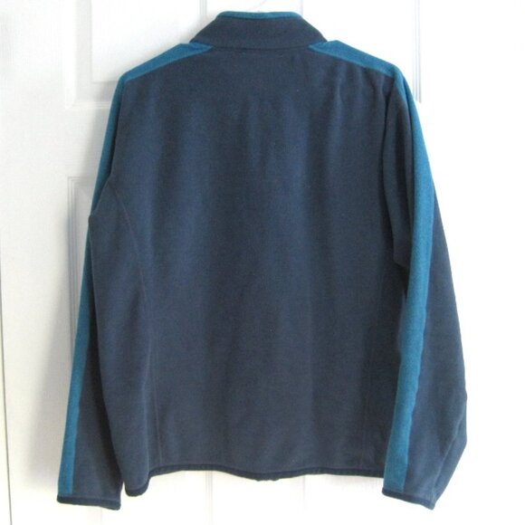 Patagonia Men's Fleece Sweater Jacket Full Zip Sweatshirt Size Large (L) Blue - Picture 2 of 6